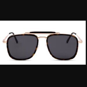 New Without Tags Tom Ford Huck TF665 Sunglasses Brown/Tortoise/Gold